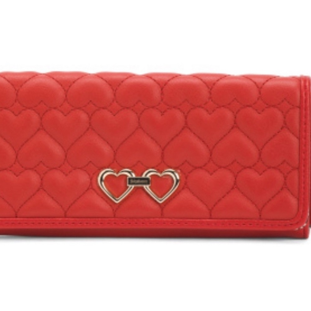 Juicy Couture Red Quilted Heart Wallet